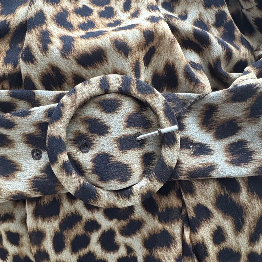 NWT Zara Long Sleeve Mock Neck Leopard 
Size Medium - Picture 12 of 13